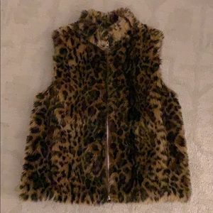 J. Crew Faux Fur Vest